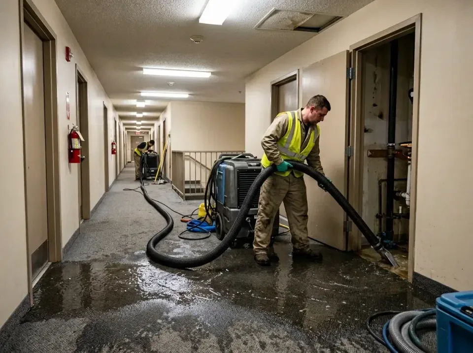 multi-unit-apartment-hallway-f-005 — frequently asked questions, Emergency Burst Pipe Water Extraction & Removal in Elkins P…